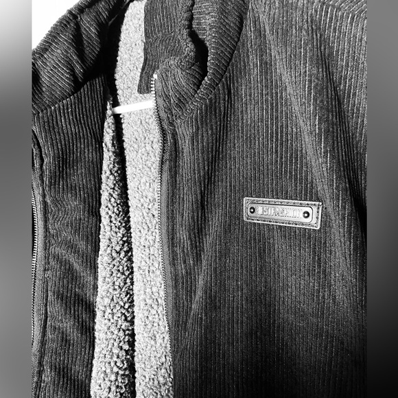 Corduroy Bomber Jacket - Black - M - Picture 2 of 5